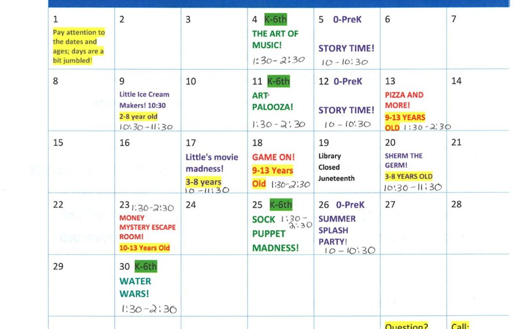 Summer Program 2025